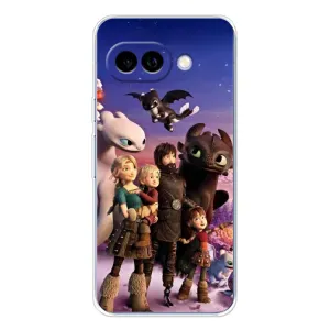Чехол с рисунком «Герои дракона» для Google Pixel 9A