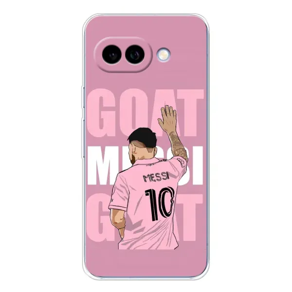 Чехол с рисунком «GOAT MESSI» для Google Pixel 9A Чехол с рисунком «GOAT MESSI» для Google Pixel 9A