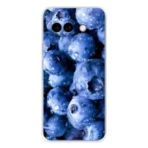 Чехол с изображением  вкусной еды для Google Pixel 9A (Голубика)