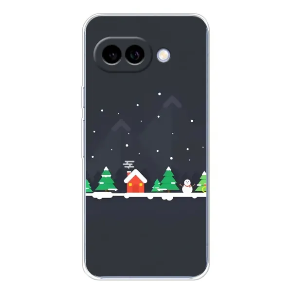 Чехол с рисунком «Город зимний» для Google Pixel 9A Чехол с рисунком «Город зимний» для Google Pixel 9A