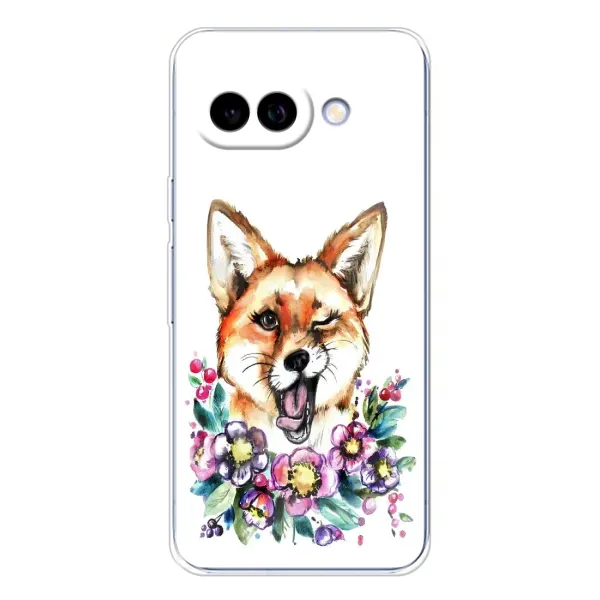 Чехол с рисунком «Хитрая лиса» для Google Pixel 9A Чехол с рисунком «Хитрая лиса» для Google Pixel 9A