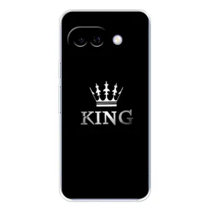 Чохол (Корона на чорному фоні) для Піксель 9А (KING)
