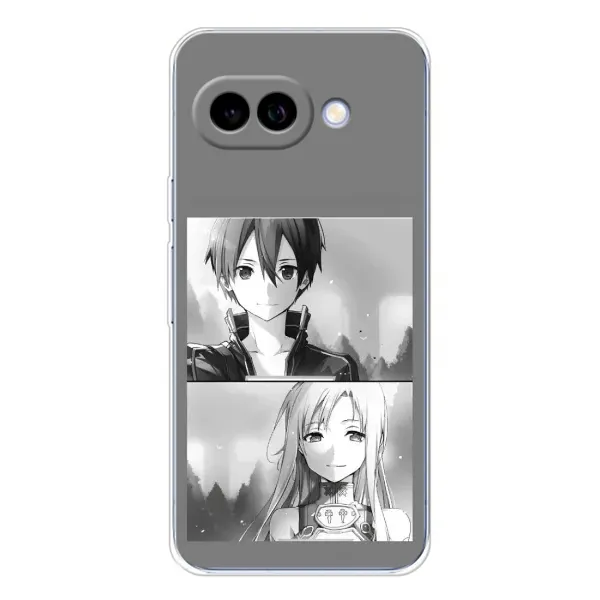 Чехол с рисунком «Кирито-Асуна» для Google Pixel 9A Чехол с рисунком «Кирито-Асуна» для Google Pixel 9A