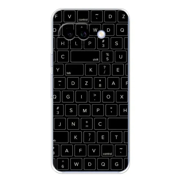 Чехол с рисунком «Клавиатура» для Google Pixel 9A Чехол с рисунком «Клавиатура» для Google Pixel 9A