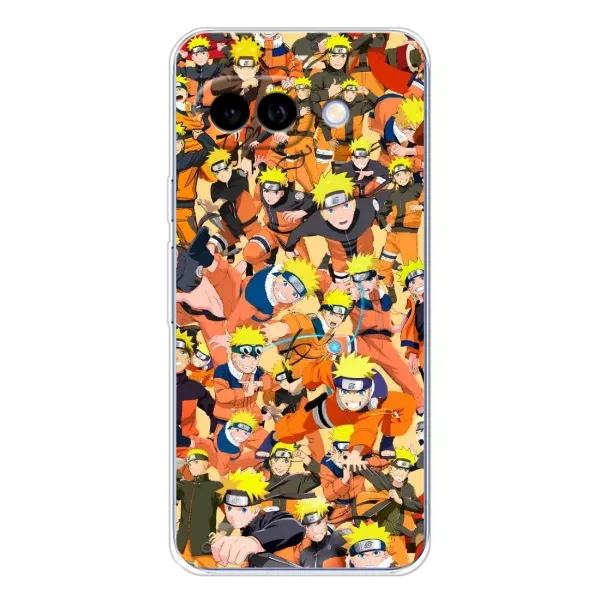 Чехол с рисунком «Коллаж Наруто» для Google Pixel 9A Чехол с рисунком «Коллаж Наруто» для Google Pixel 9A
