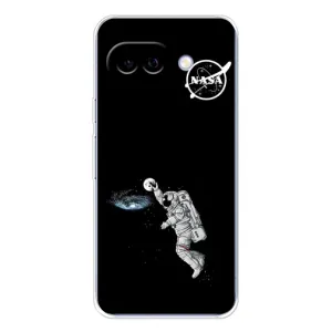 Силіконовый бампер з принтом "Наса" на Google Pixel 9A (Космонавт баскетболіст)