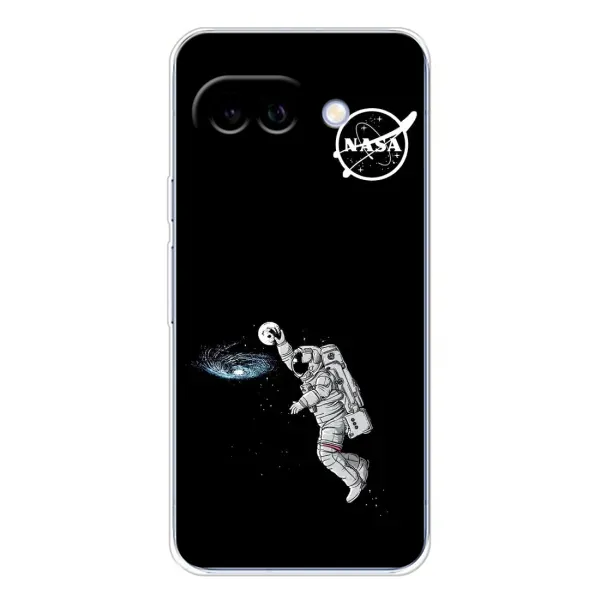 Чехол с рисунком «Космонавт баскетболист» для Google Pixel 9A