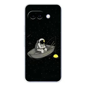 Силіконовый Чохол з принтом "Космонавти" на Google Pixel 9A (Космонавт на рибалці)