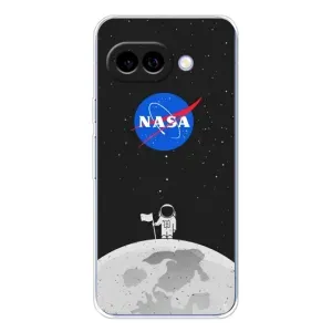 Силіконовый бампер з принтом "Наса" на Google Pixel 9A (Космонавт NASA)