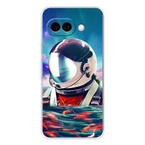 Силіконовый Чохол з принтом "Космонавти" на Google Pixel 9A (Космонавт у воді)