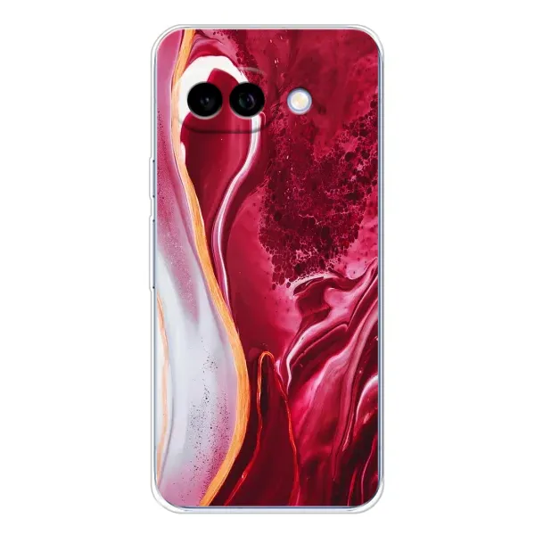 Чехол с рисунком «Красный мрамор» для Google Pixel 9A Чехол с рисунком «Красный мрамор» для Google Pixel 9A