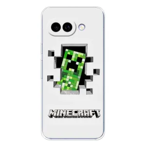 Чехлы для Google Pixel 9A (Персонажи Майн Крафт) (Крипер)