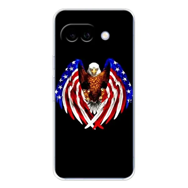 Чехол с рисунком «Крылья США» для Google Pixel 9A