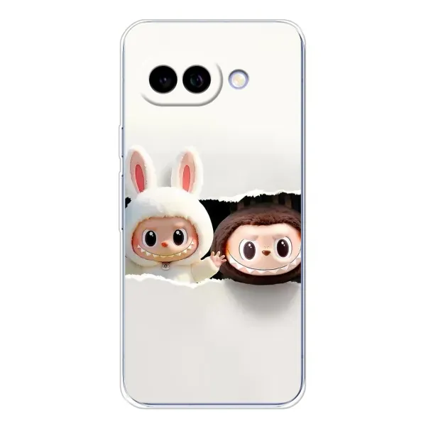 Чехол с рисунком «Фигурки Labubu» для Google Pixel 9A Чехол с рисунком «Фигурки Labubu» для Google Pixel 9A