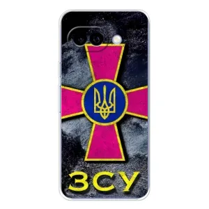 ЗСУ Чохли (TPU) для Google Pixel 9A (Лого ЗСУ)
