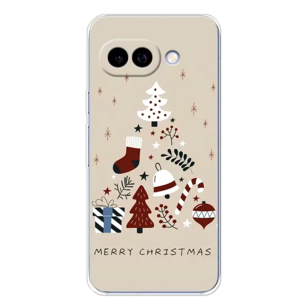 Чехол с рисунком «Merry Christmas» для Google Pixel 9A