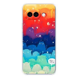 Силиконовый чехол с котиком для Google Pixel 9A