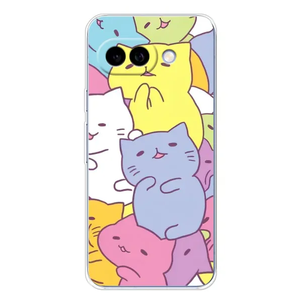 Чехол с рисунком «Милые котики» для Google Pixel 9A Чехол с рисунком «Милые котики» для Google Pixel 9A