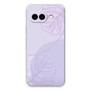 Чохол квітковий дизайн для Google Pixel 9A (Монстера фіолетова)