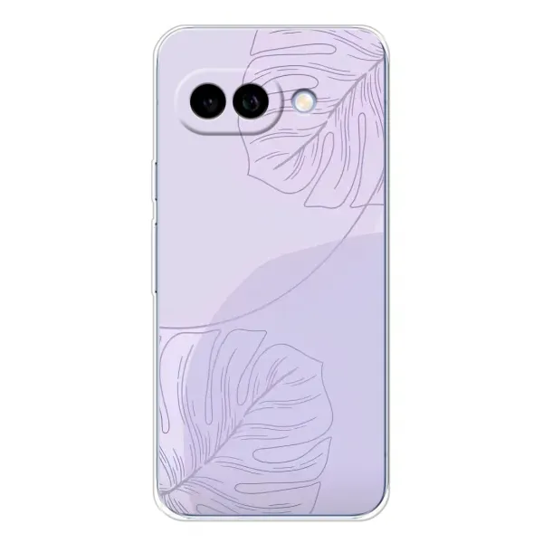 Чехол с рисунком «Монстера фиолетовая» для Google Pixel 9A