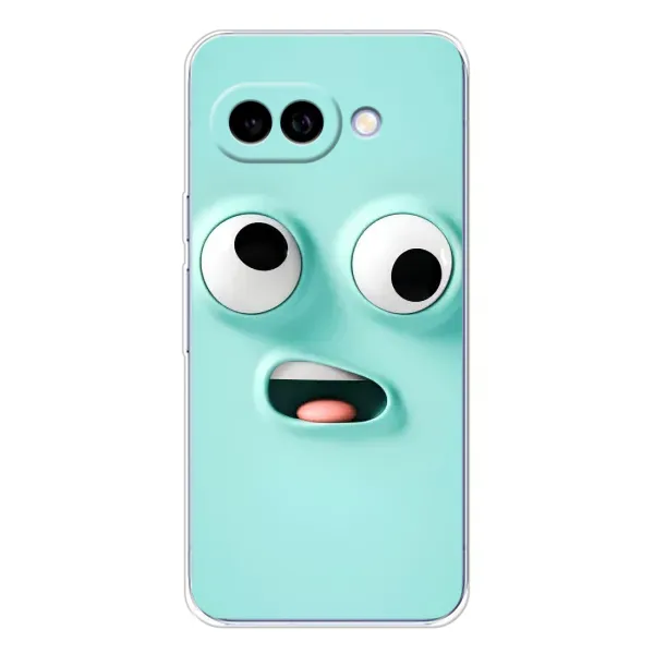 Чехол с рисунком «Забавное мятное лицо» для Google Pixel 9A Чехол с рисунком «Забавное мятное лицо» для Google Pixel 9A