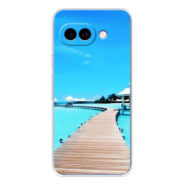 Чехол с рисунком «Набережная» для Google Pixel 9A