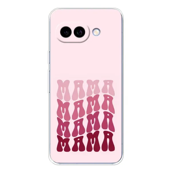 Чехол с рисунком «Надпись мама» для Google Pixel 9A Чехол с рисунком «Надпись мама» для Google Pixel 9A