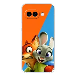 Чехлы ЗВЕРОПОЛИС для Google Pixel 9A (Ник и Хопс)
