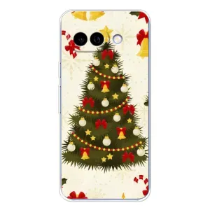 Чехол Новогодняя Елка на Google Pixel 9A (Новогодний принт)