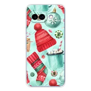 Чехол Санта Клаус для Google Pixel 9A (Одежда)