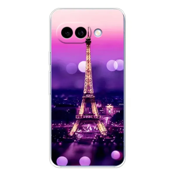 Чехол с рисунком «Париж башня» для Google Pixel 9A
