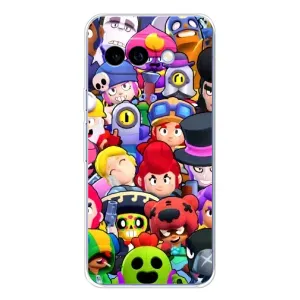Силіконовый Чохол на Google Pixel 9A з картинкою Brawl Stars (Персонажі)