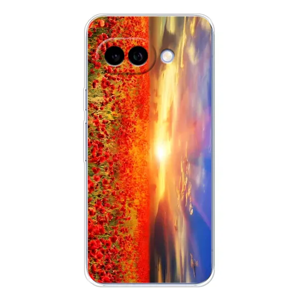 Чехол с рисунком «Поле тюльпанов» для Google Pixel 9A