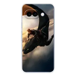 Чехол с рисунком «Полет Беззубика» для Google Pixel 9A