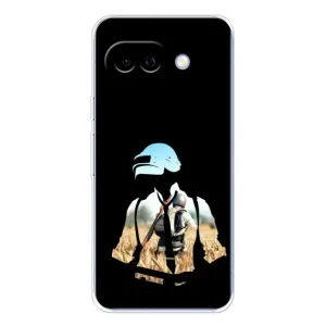 Силиконовый чехол с картинкой "Герой Pubg" на Google Pixel 9A (Пубг мен)