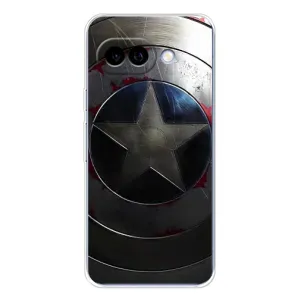 Чехол с Щитом Капитана Америки на Google Pixel 9A (Ретро Щит Капитана)