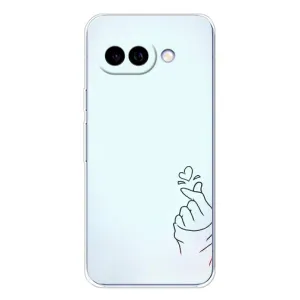Чохол (Знак сердечка) для Google Pixel 9A (Сердечко на блакитному)
