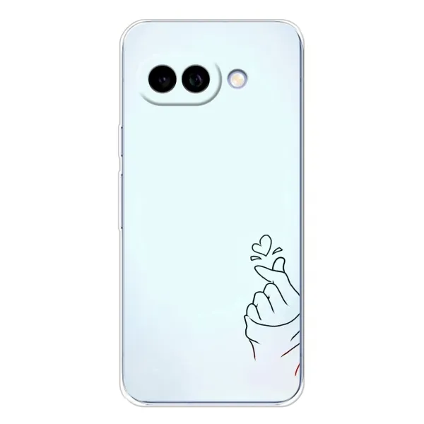 Чохол з малюнком «Сердечко на блакитному» для Google Pixel 9A Чохол з малюнком «Сердечко на блакитному» для Google Pixel 9A