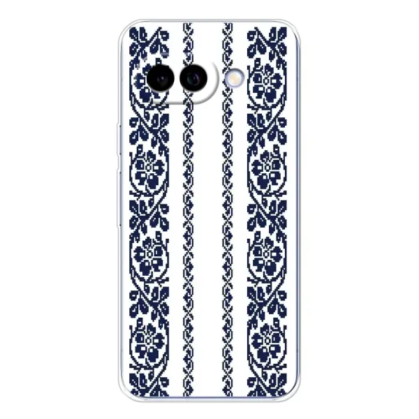 Чохол з малюнком «Синя вишиванка» для Google Pixel 9A Чохол з малюнком «Синя вишиванка» для Google Pixel 9A
