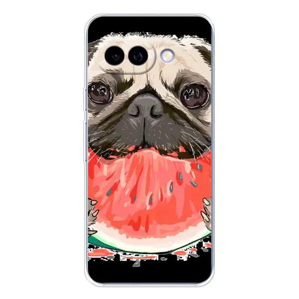 Чехол с рисунком «Смешной Мопс» для Google Pixel 9A
