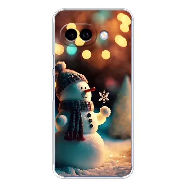 Чехол с рисунком «Снеговик праздничный» для Google Pixel 9A Чехол с рисунком «Снеговик праздничный» для Google Pixel 9A