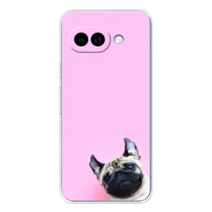 Бампер для Google Pixel 9A з картинкою "Песики" (Собака на рожевому)
