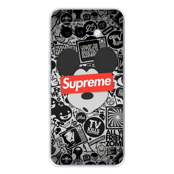 Чехол с рисунком «Supreme Маус» для Google Pixel 9A Чехол с рисунком «Supreme Маус» для Google Pixel 9A