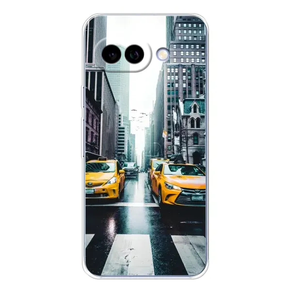 Чехол с рисунком «Такси» для Google Pixel 9A Чехол с рисунком «Такси» для Google Pixel 9A
