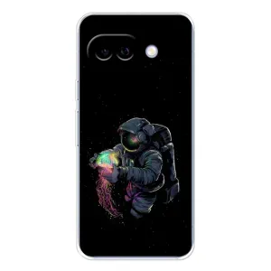 Силіконовый Чохол з принтом "Космонавти" на Google Pixel 9A (В руках земля)