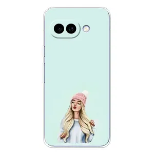 Силіконовый Чохол на Google Pixel 9A з картинкой Модных девушек (В шапці)