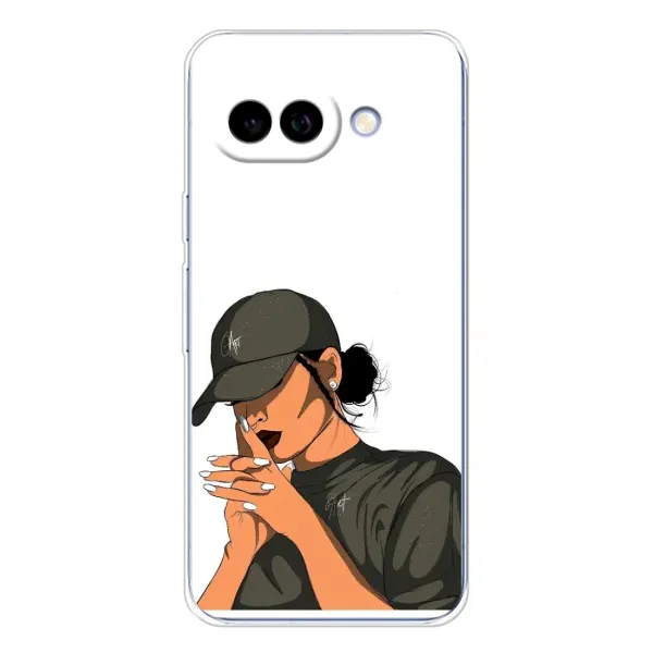 Чехол с рисунком «В зеленом» для Google Pixel 9A Чехол с рисунком «В зеленом» для Google Pixel 9A