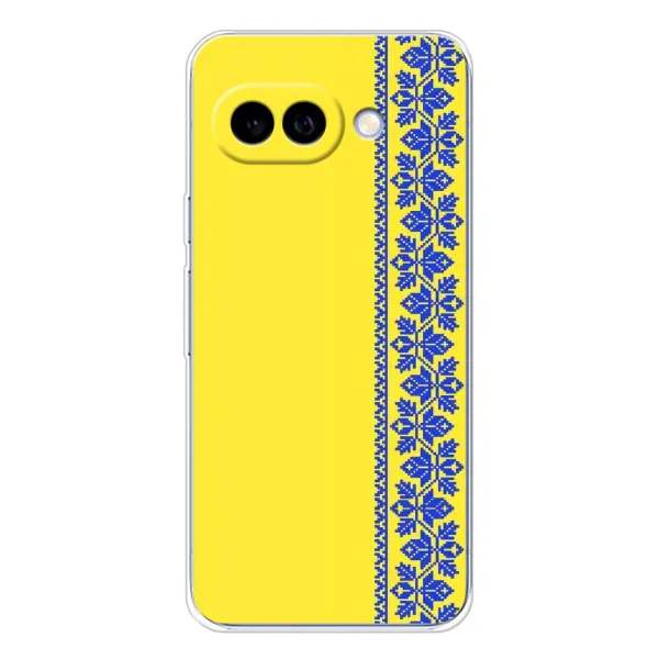 Чехол с рисунком «Вышиванка на желтом» для Google Pixel 9A Чехол с рисунком «Вышиванка на желтом» для Google Pixel 9A