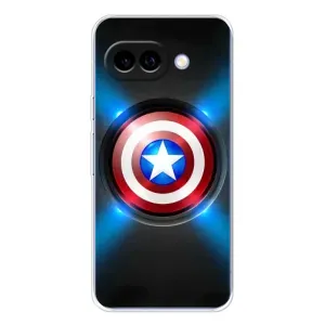 Чехол с Щитом Капитана Америки на Google Pixel 9A (Яркий Щит Капитана)