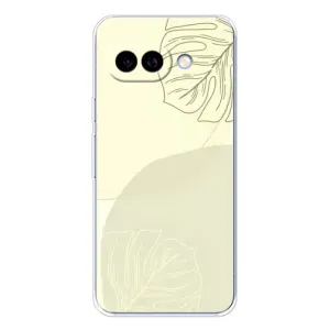 Чохол квітковий дизайн для Google Pixel 9A (Зелений фон)